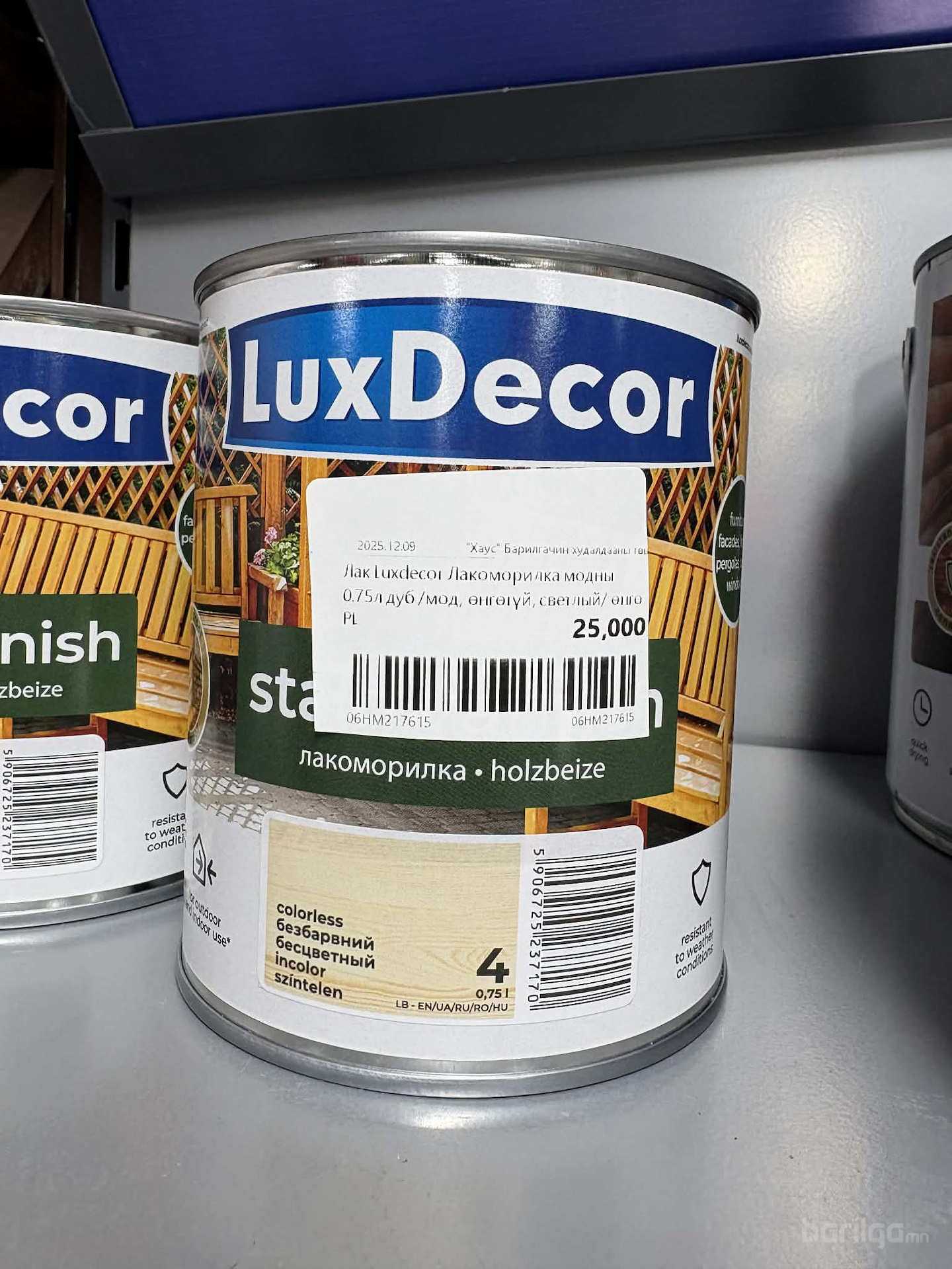 ЛАК LUXDECOR 0.75л