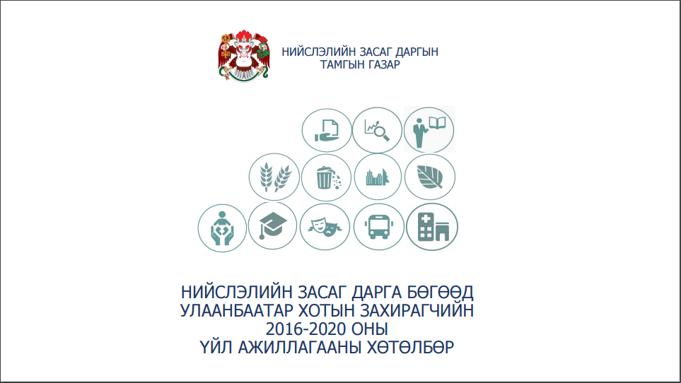 Улаанбаатар хотын захирагчийн ажлын төлөвлөгөө