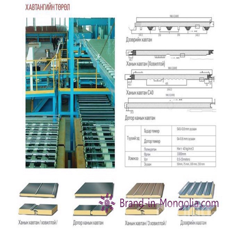 Db panel system - сэндвич хавтан