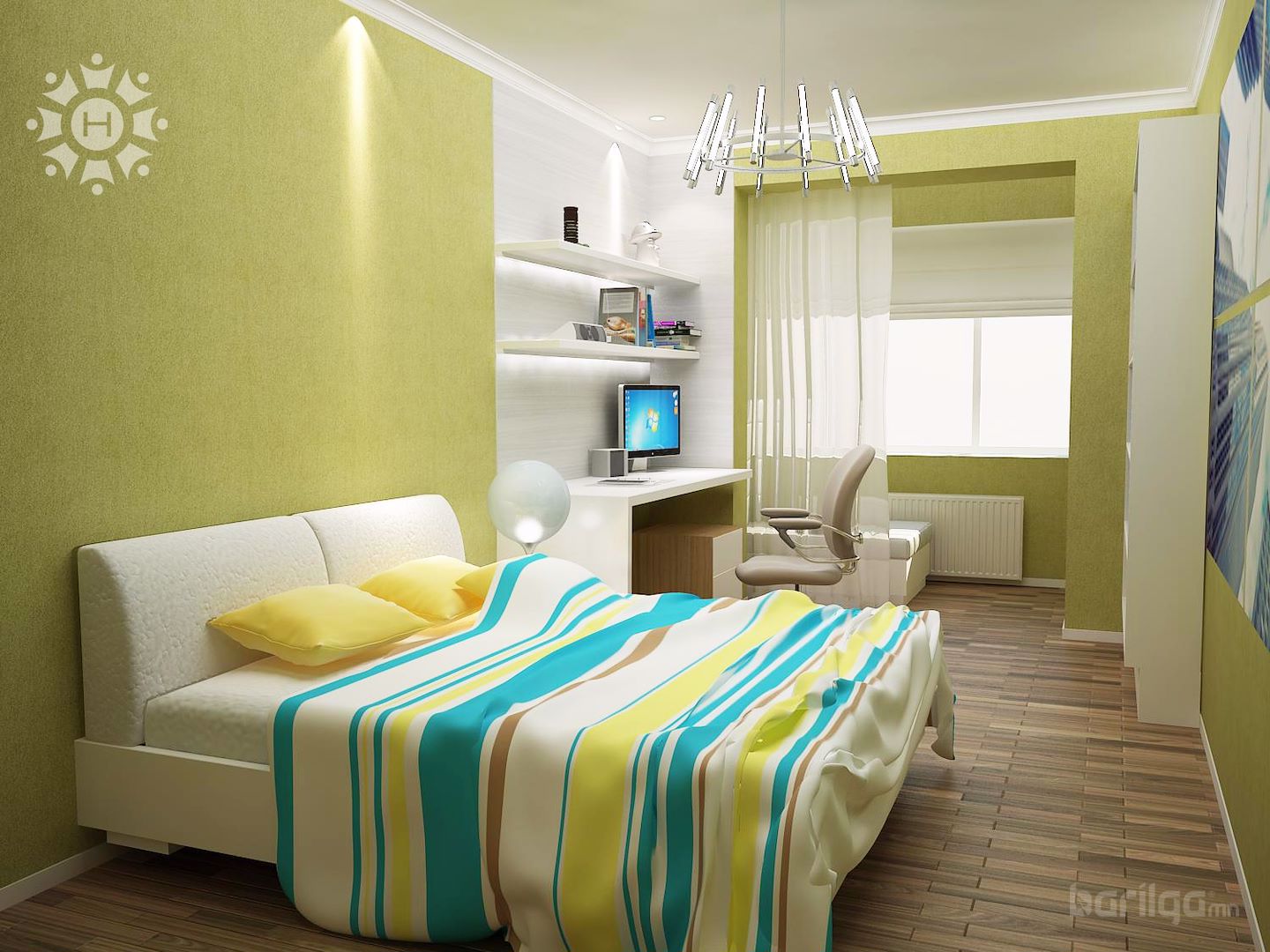 Marshal town - King tower 132м2 орон сууц