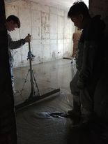 Барилгын хар шал, мозайк шалны цутгалт, тэгшилгээ өнгөлгөө