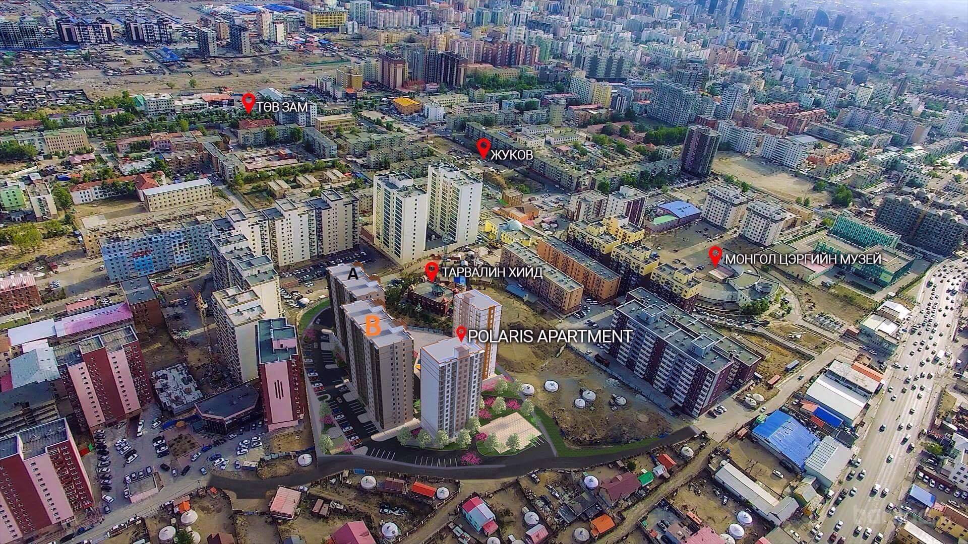 Polaris Apartment - 1 хотхоны II-р ээлж