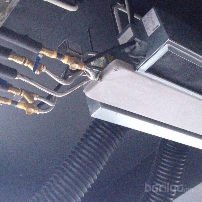 Офисс худалдааны төвийн агааржуулалт халаалт хөргөлтийн фанкойл иж бүрэн систем хийж гүйцэтгэв