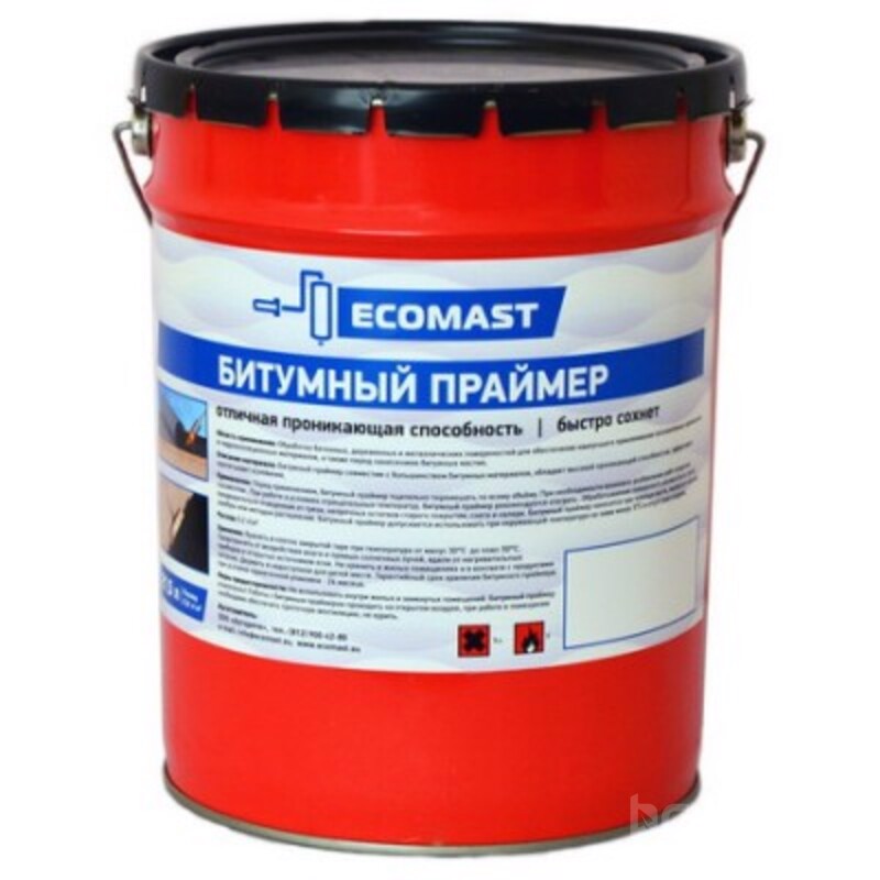 Праймер, экомаст, битумный 21.5 л