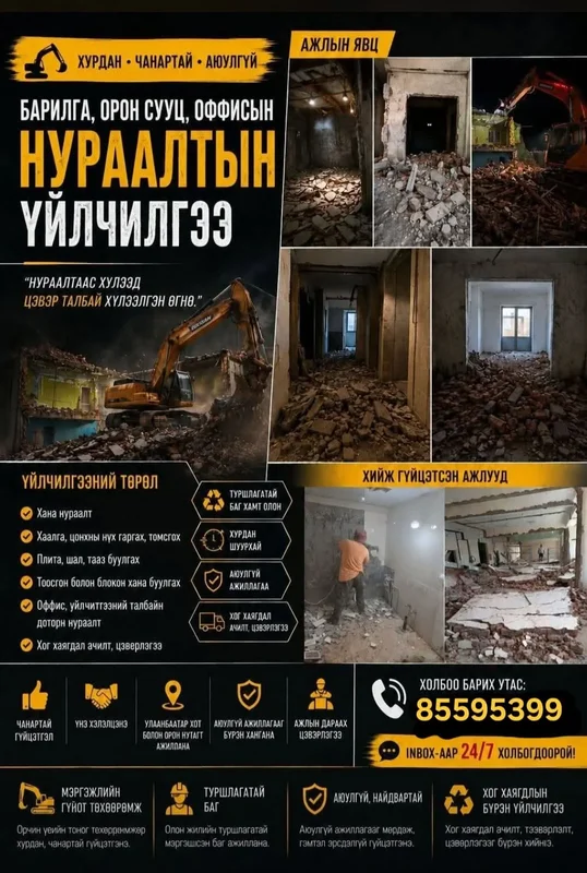 Нураалт, хана зүсэлт