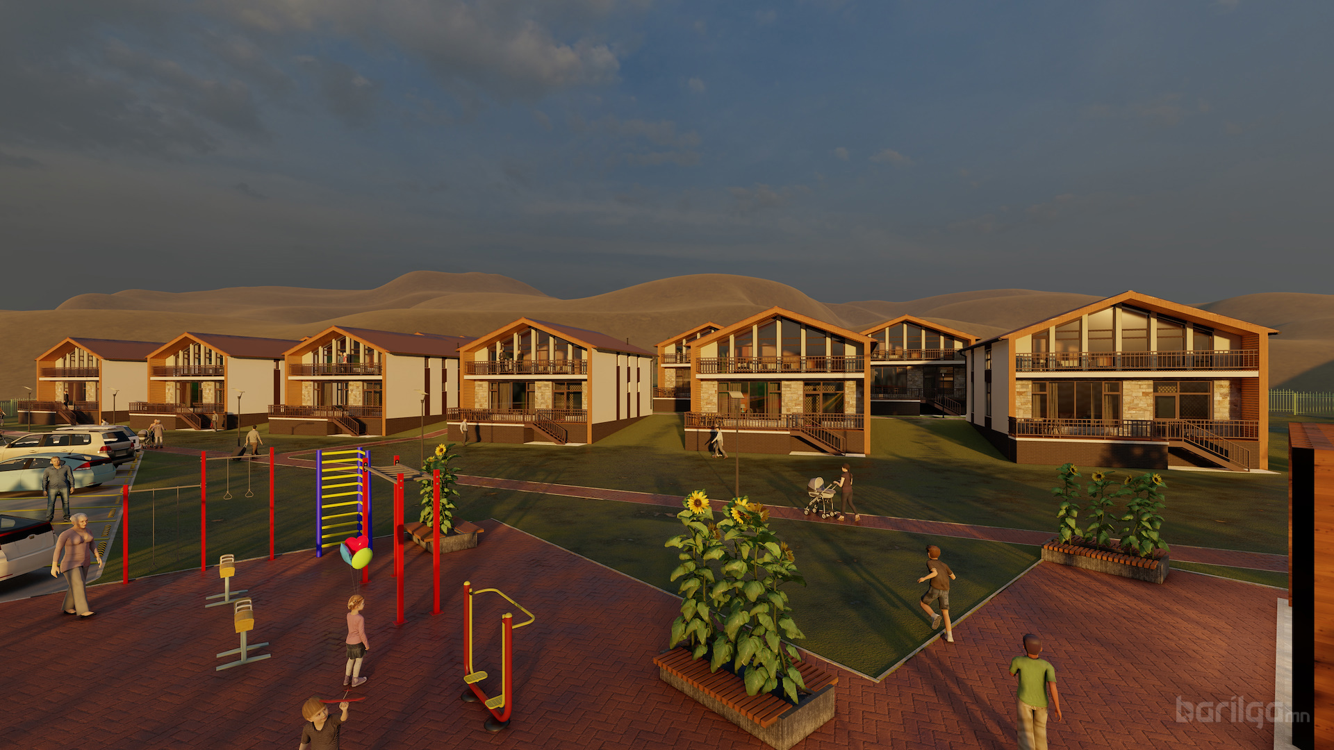 Heruka villa house logo