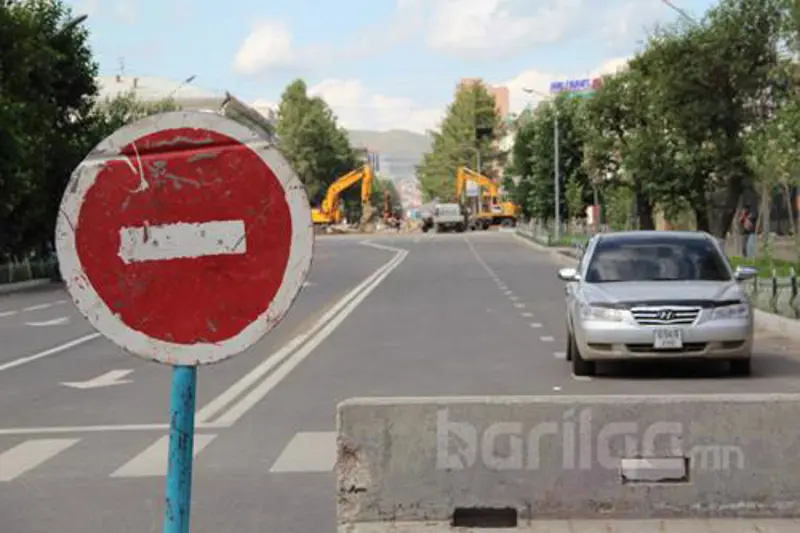 Өнөөдөр Сансарын тунель хүртэлх замыг хаана