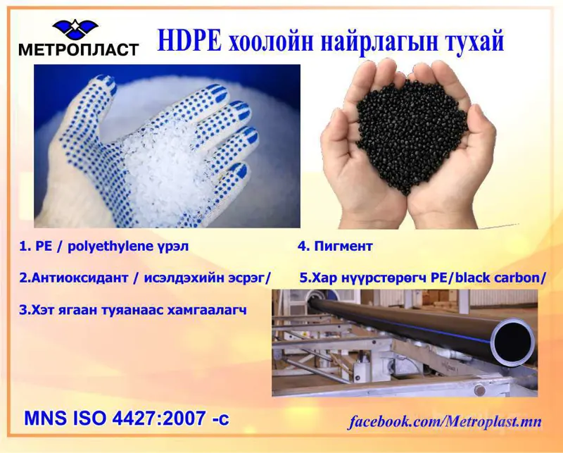 #HDPE хоолойн найрлага