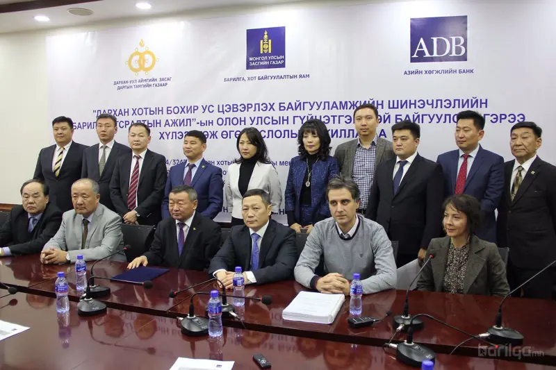 Дарханы цэвэрлэх байгууламжийн барилгын нээлтийг хийлээ
