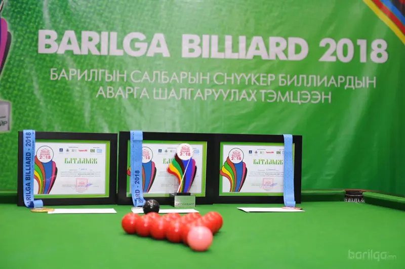 “BARILGA BILLIARD-2018”-ын  шилдэгүүд тодорлоо