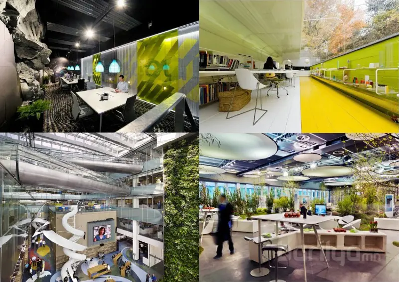 Biophilia буюу байгальд ээлтэй шийдлээр бүтсэн оффисууд