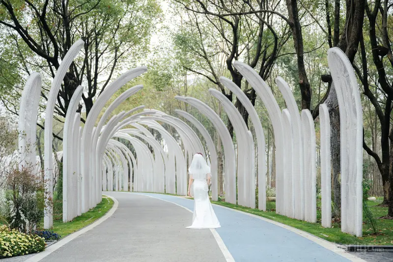 Хятадын сонгодог цэцэрлэгт хүрээлэн болох "Emerald Screen Pergola"