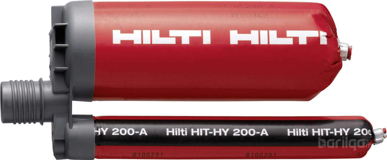 Бетон хийцэд даацын анкер суулгах шилдэг зуурмаг HIT-HY 200. Герман чанар.