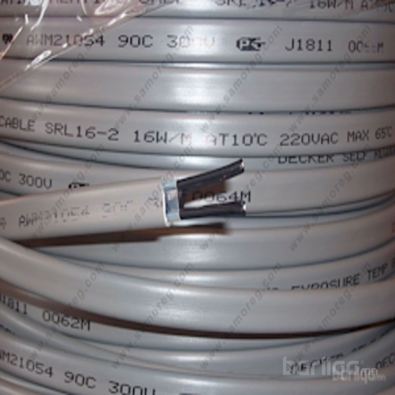 Халаагч кабель 24w, 30w, 40w, термостат 16a, 30a