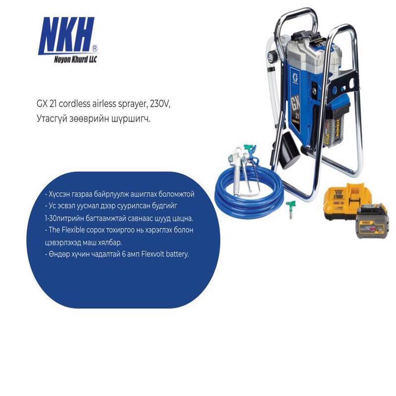 GX 21 Cordless Airless Sprayer