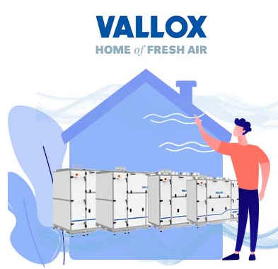 Vallox Европын номер 1 агааржуулалтын систем.