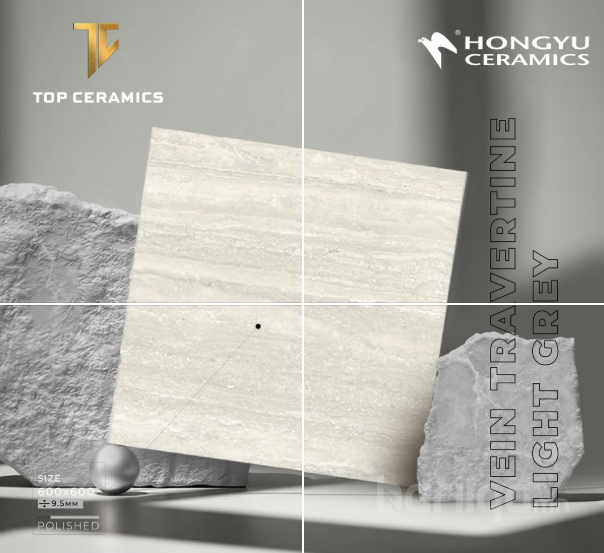 HONGYU - Vein Travertine - Light Grey